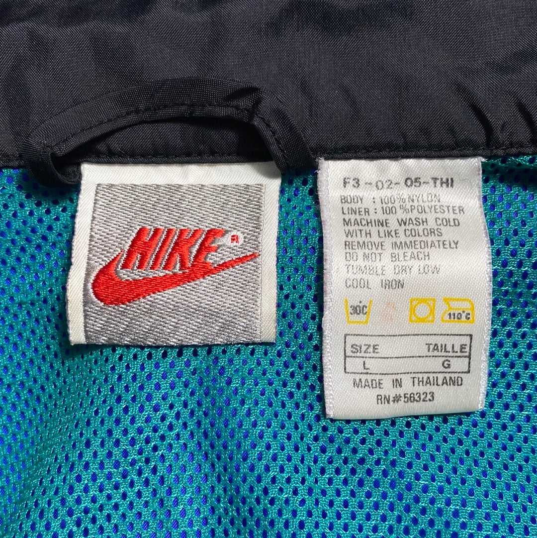 90's NIKE Silver Tag Size L Vintage Nylon Jacket / G1702N