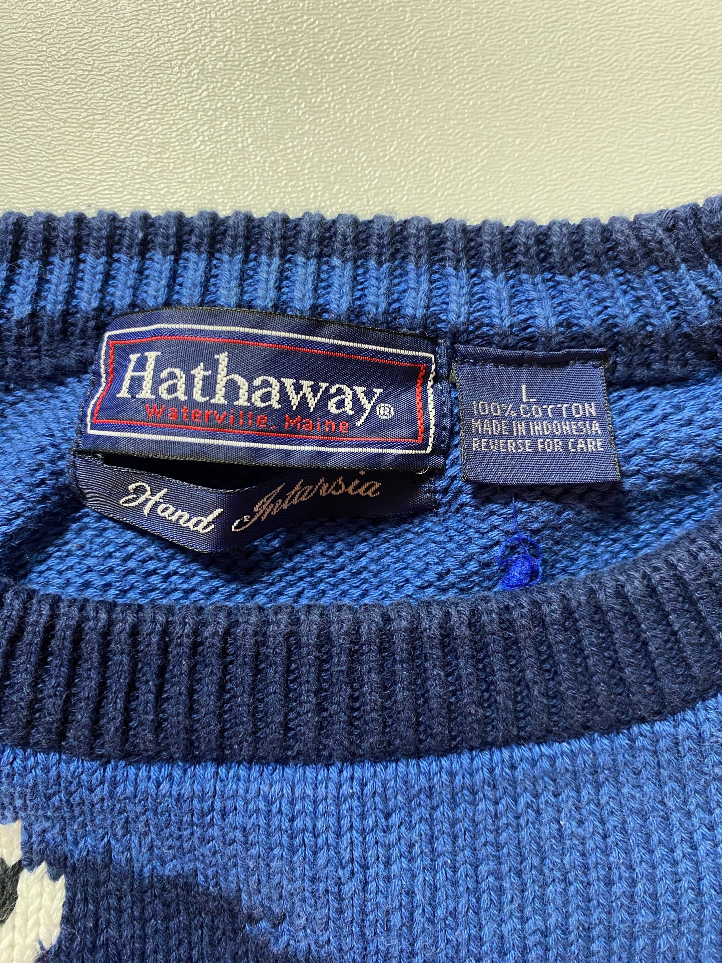 Vintage GOLF Size L Cotton Knit Sweater / G4730K