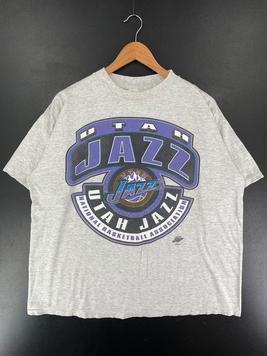 90’s UTAH JAZZ Size XL NBA T-Shirt / F3278T