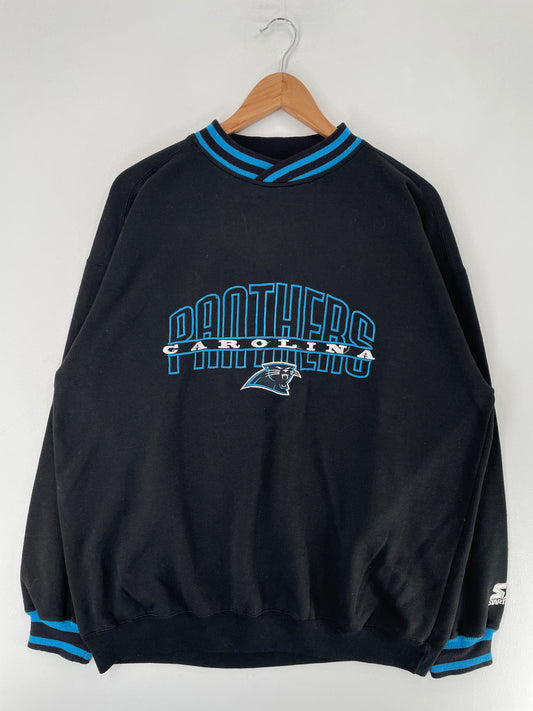 90’s STARTER X CAROLINA PANTHERS Size XL NFL Sweat-Shirt / F5919S