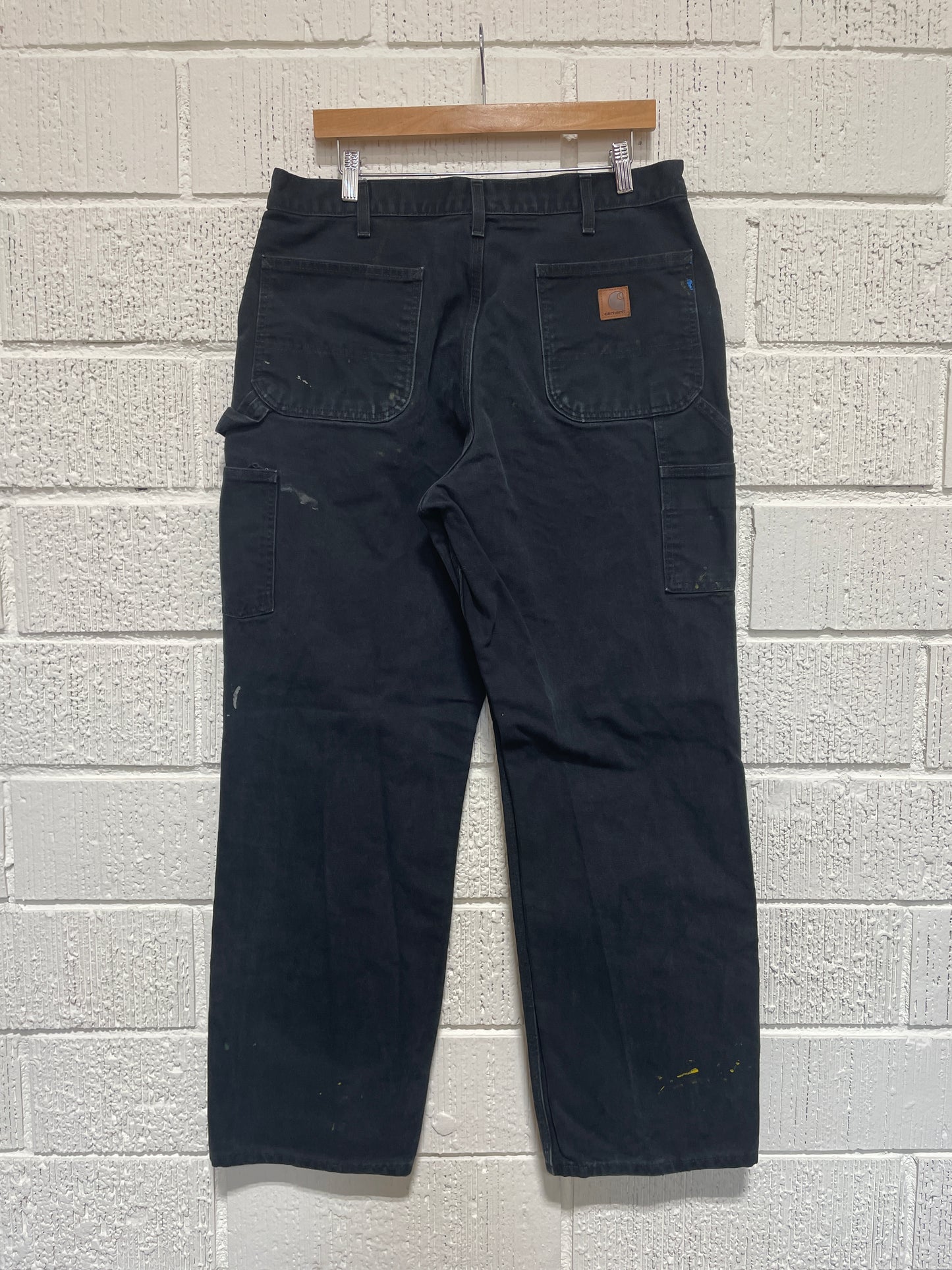 (W34xL30) Vintage CARHARTT Distressed Style Duck Pants / A1159P