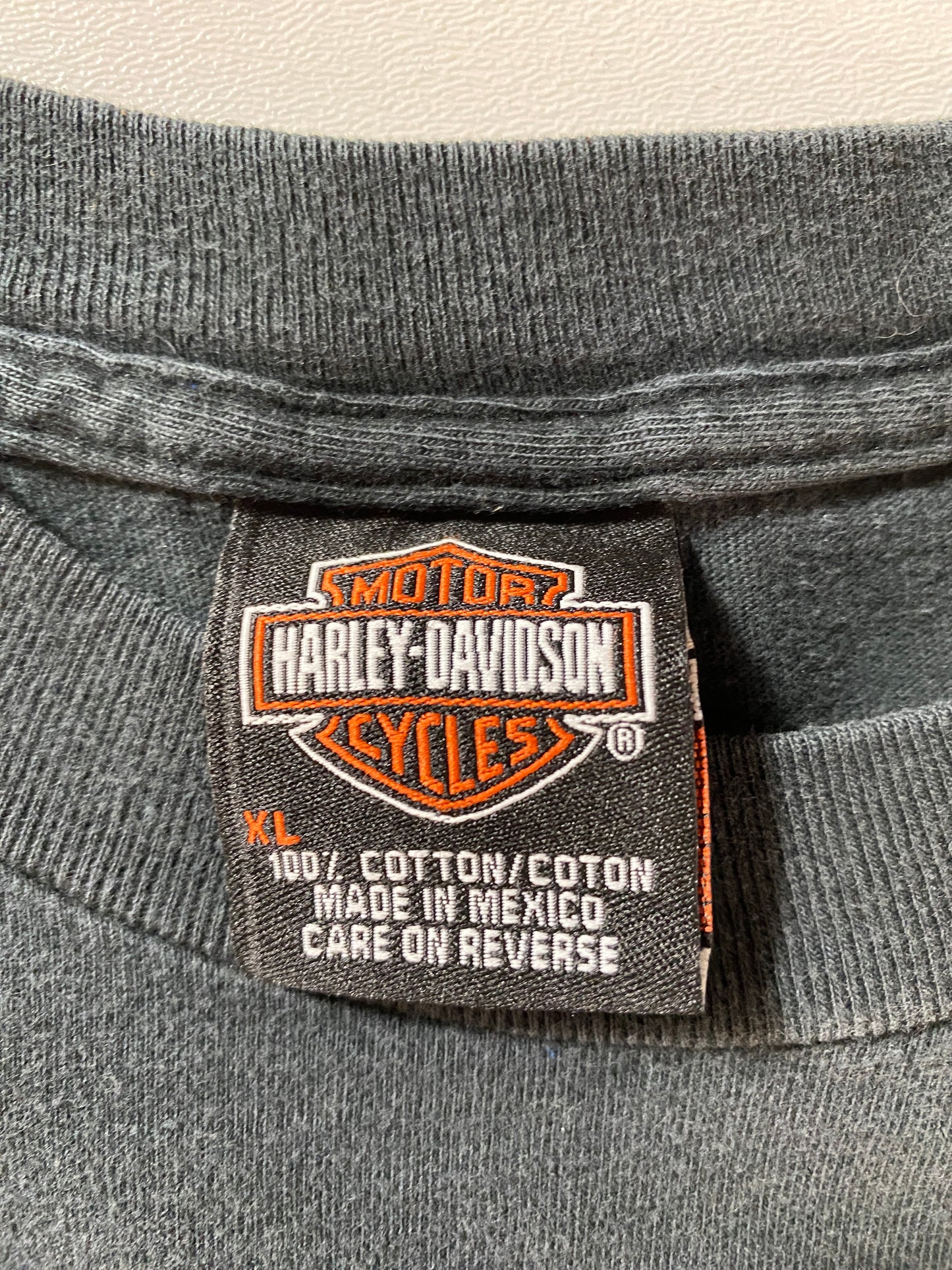 2004 HARLEY DAVIDSON Size XL Vintage Long Sleeve T-Shirt / G3103T