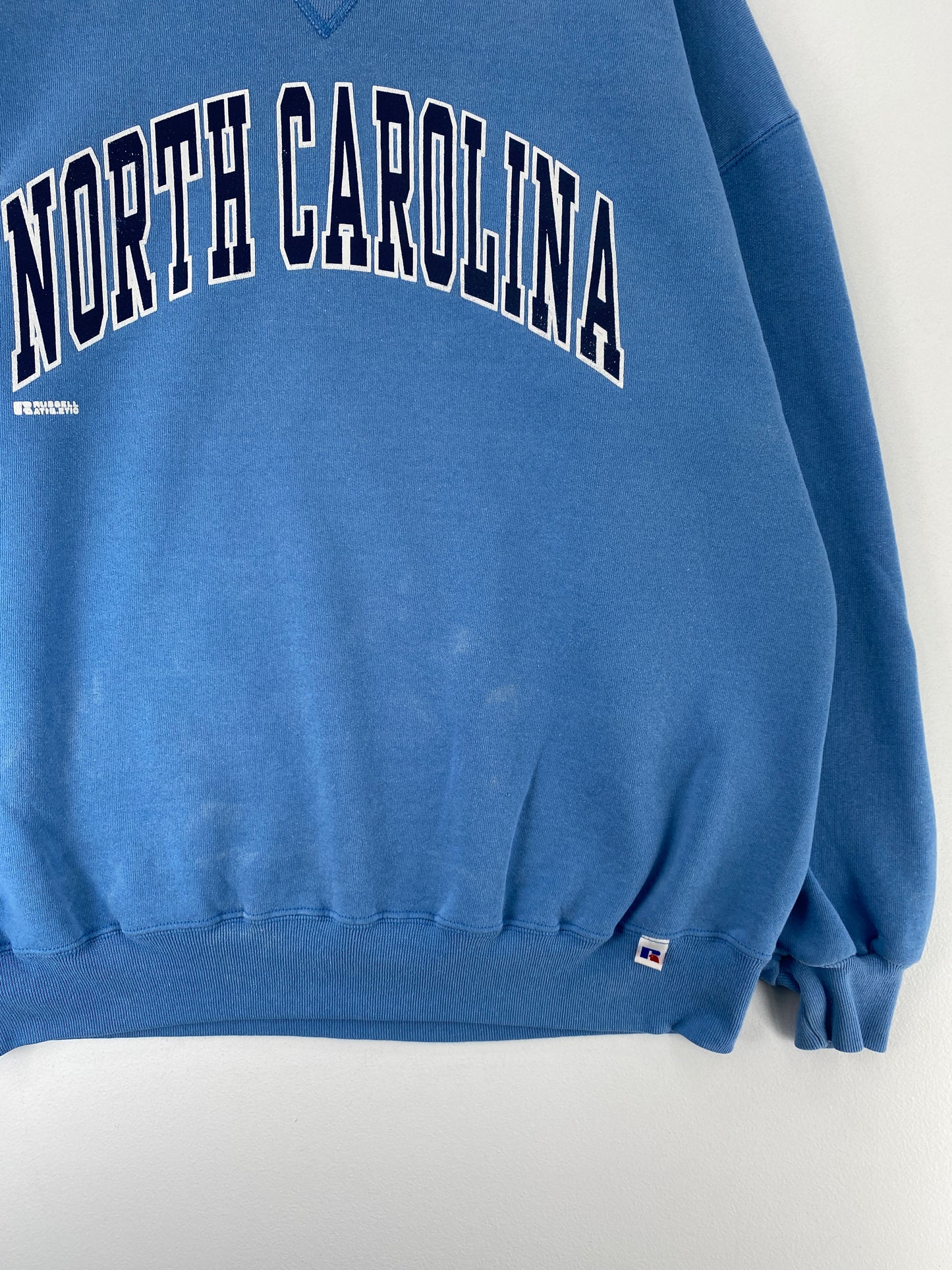 90's RUSSELL X NORTH CAROLINA UNIVERSITY Made in USA Size XL College Sweat-Shirt / F9502S