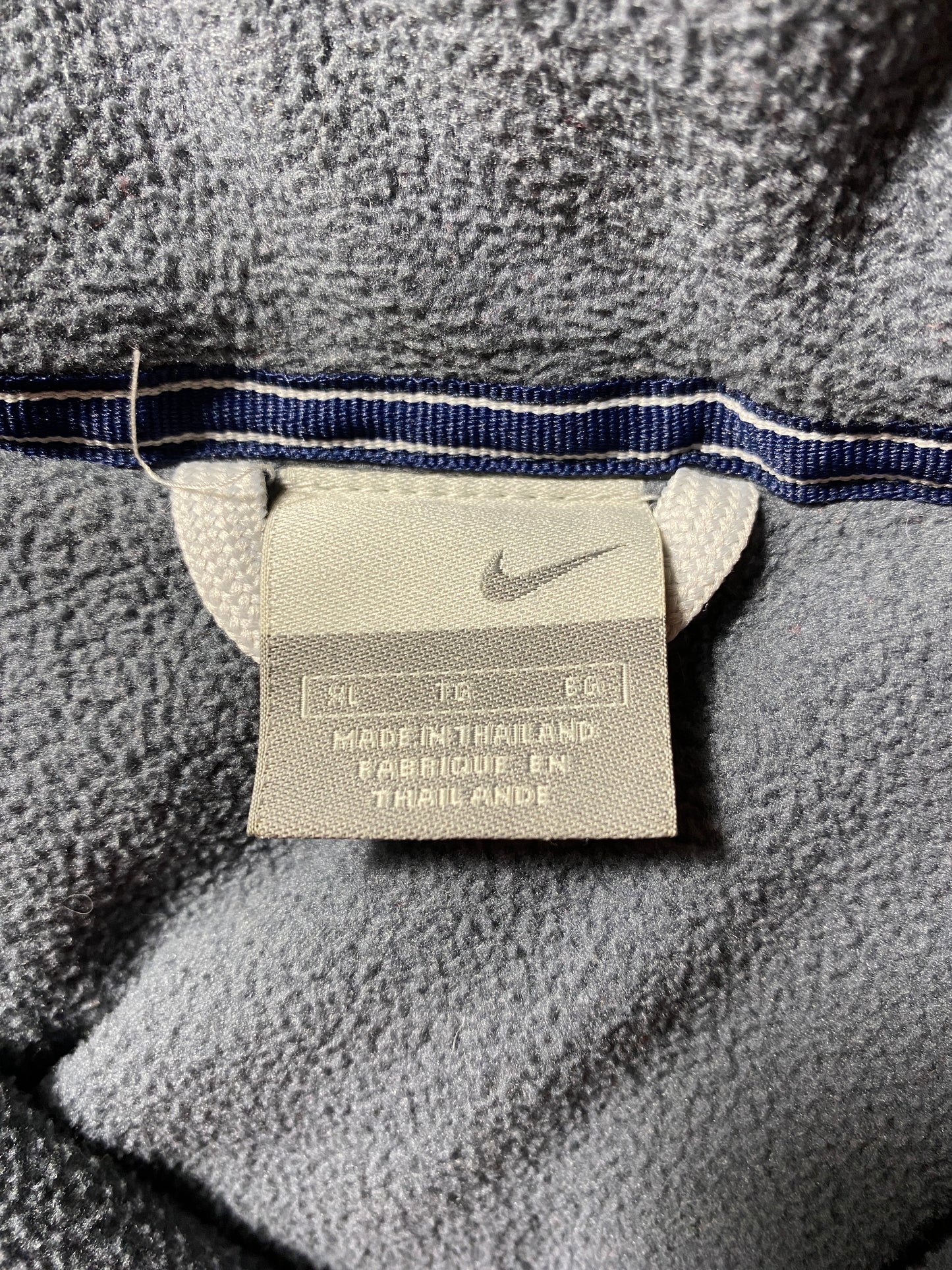 00' NIKE Size XL Vintage Nylon padded Zip-Up Jacket / G5900N
