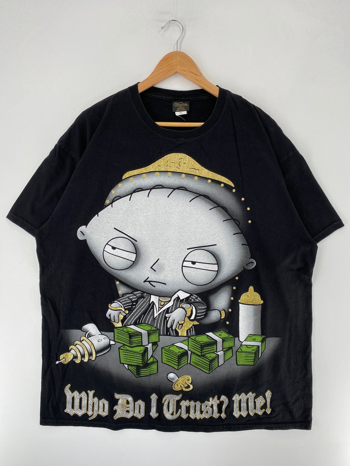 Vintage "WHO DO I TRUST? ME!" Size XL T-shirt / G2741T