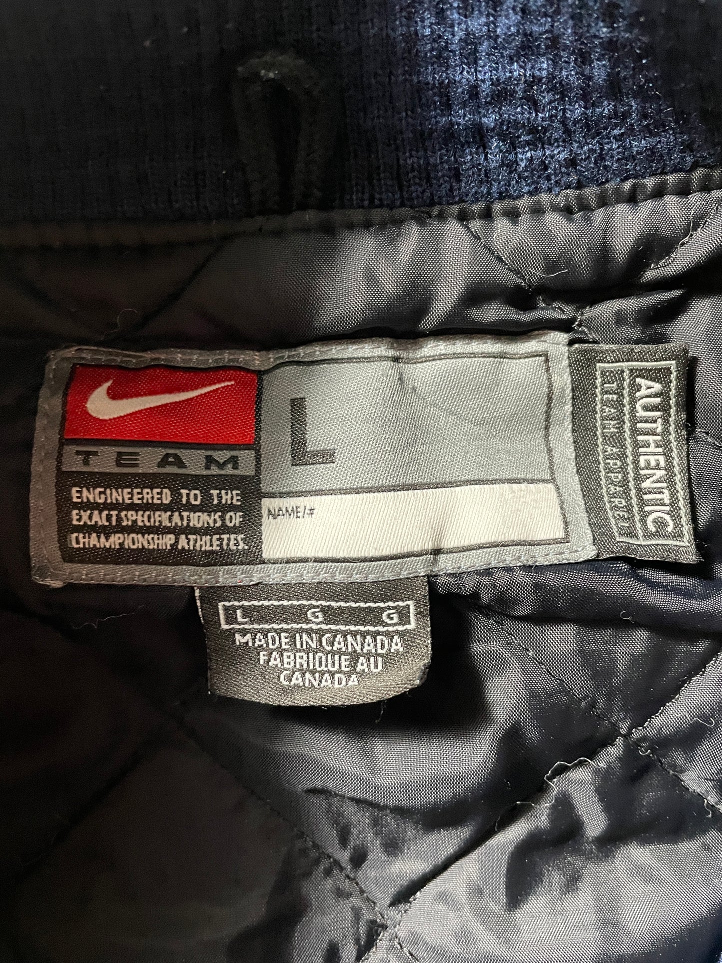 00' NIKE x PENN STATE Size L Vintage College Wool Jacket / G5182J