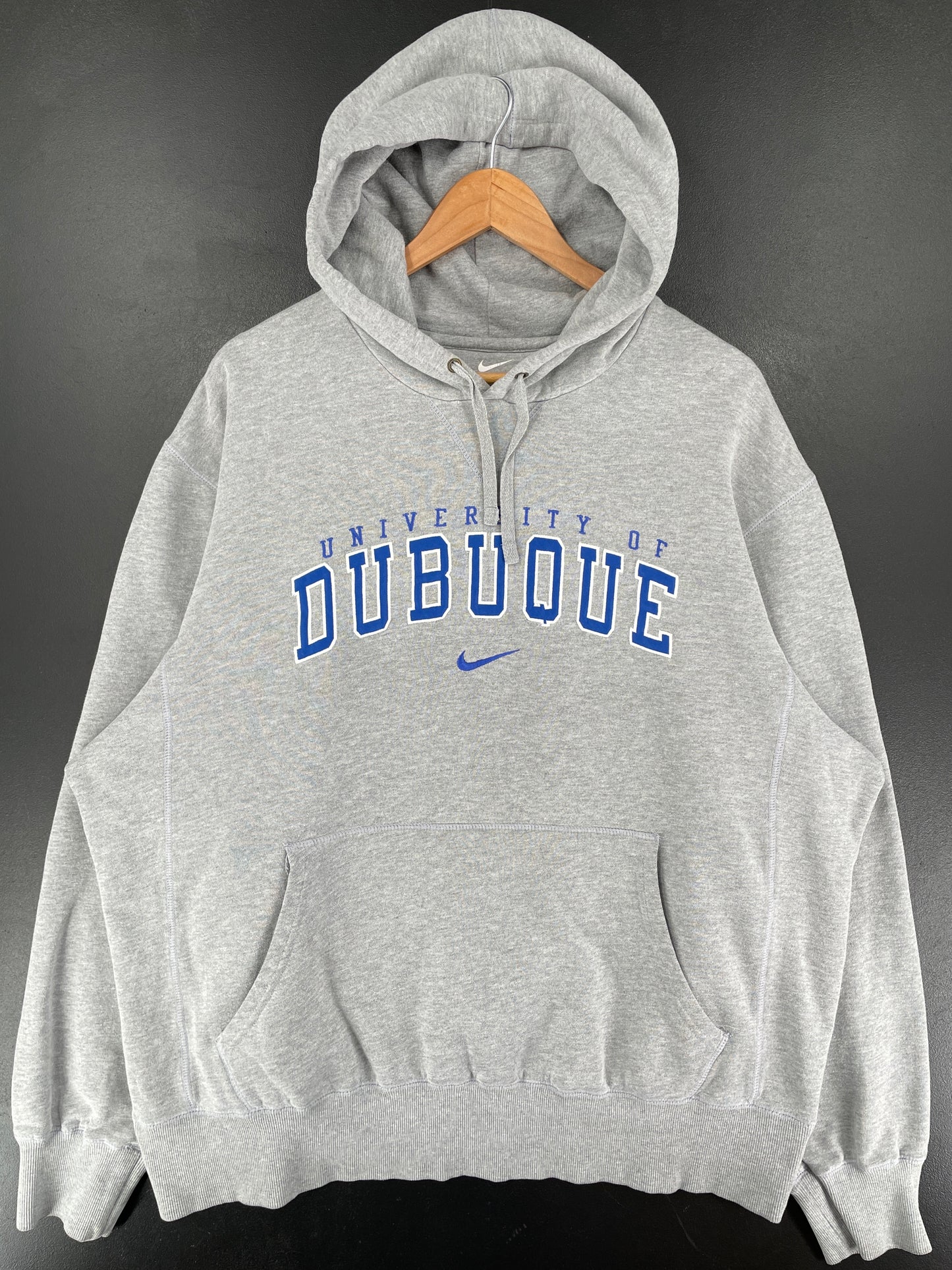 Vintage NIKE x UNIVERSITY OF DUBUQUE Size XL College Hoodie Sweat shirt / F2993S