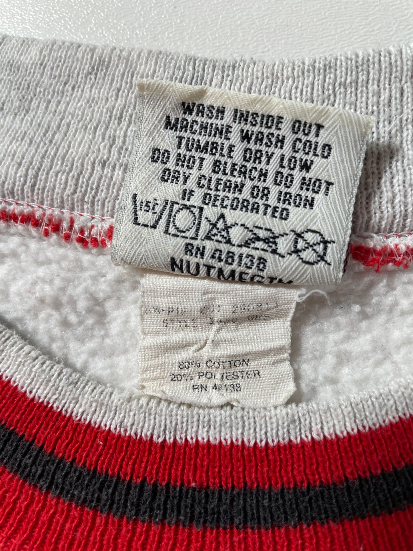 1994 OHIO STATE BUCKEYES Made in USA Size M Vintage College Sweat-shirt / F4218S