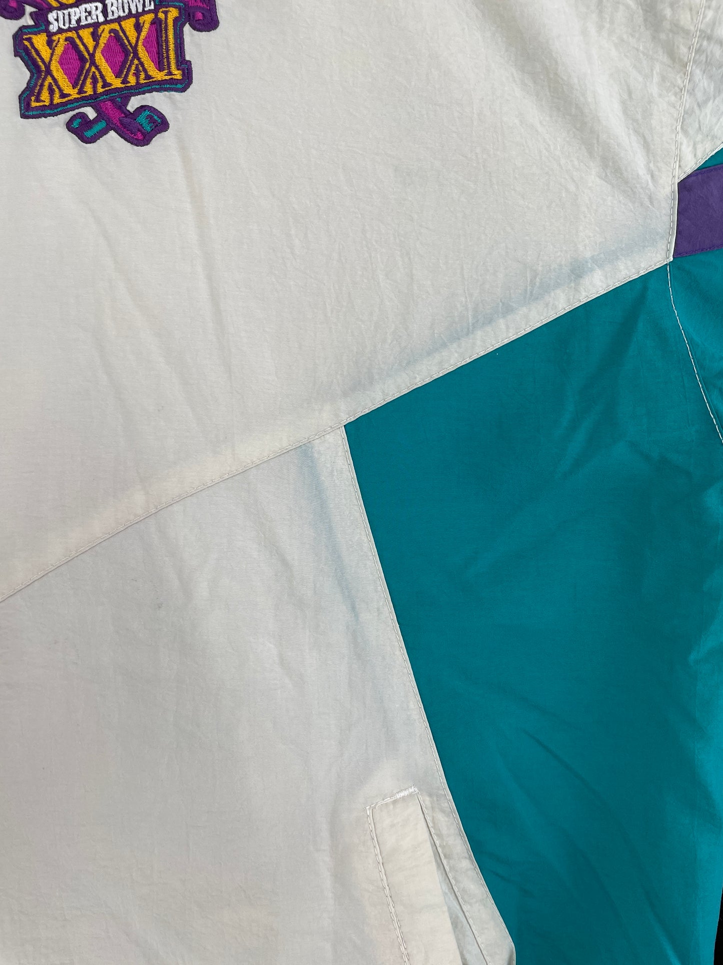 90’s REEBOK x SUOER BOWL Size XXL NFL Nylon Jacket / F2432N