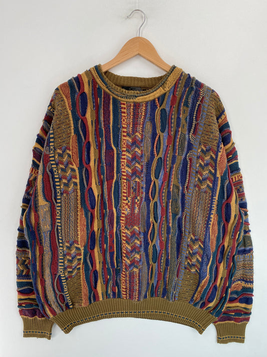 Vintage COOGI-Style Size XL Knit Sweater / G3742K