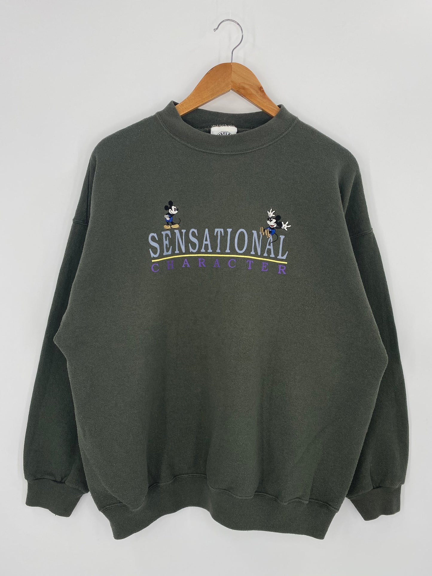 90’s DISNEY MICKEY Size XL Vintage Sweat-shirt / E7925S