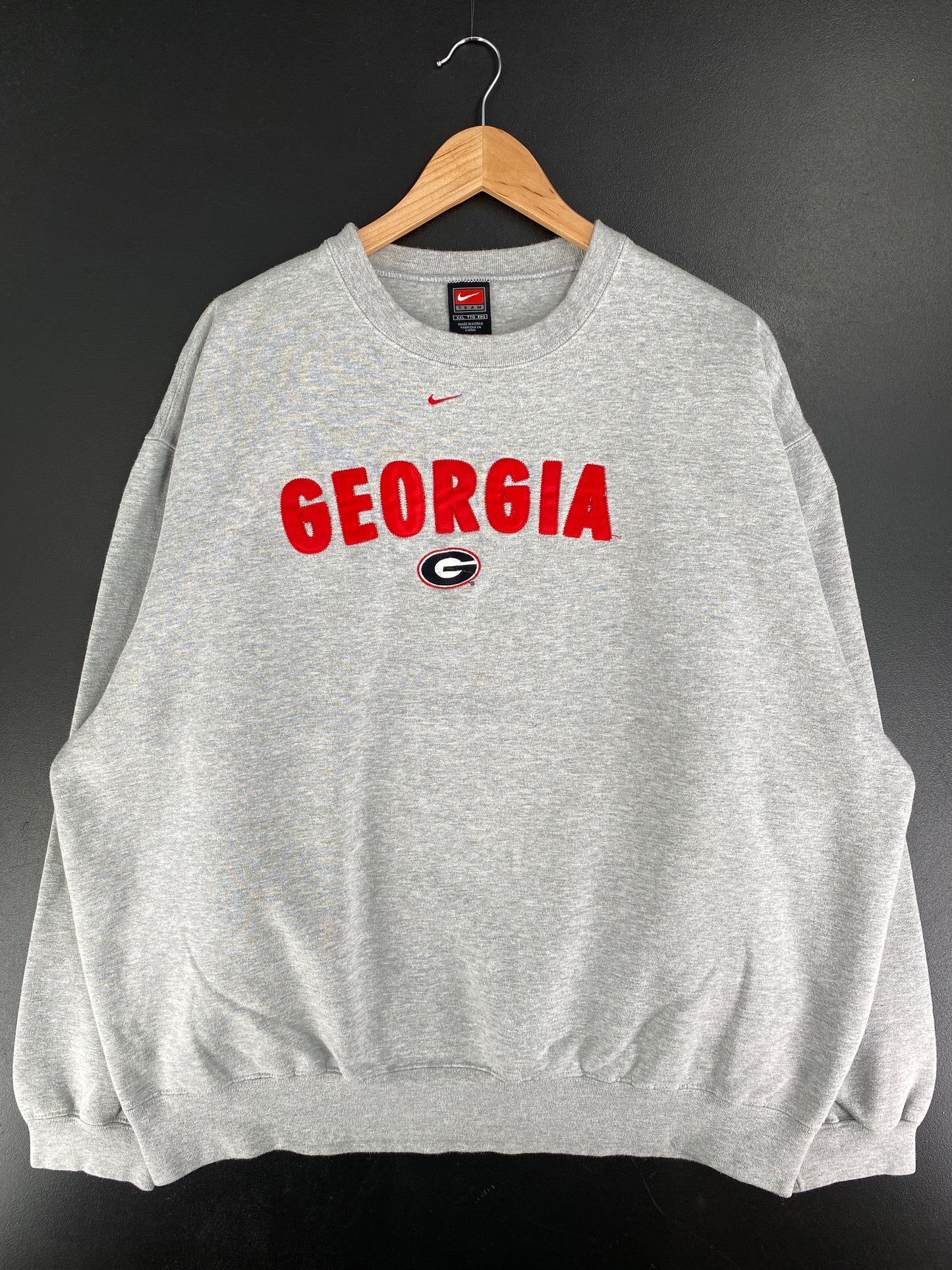 00' NIKE x GEORGIA Size XXL Vintage College Sweat-Shirt / F3919S