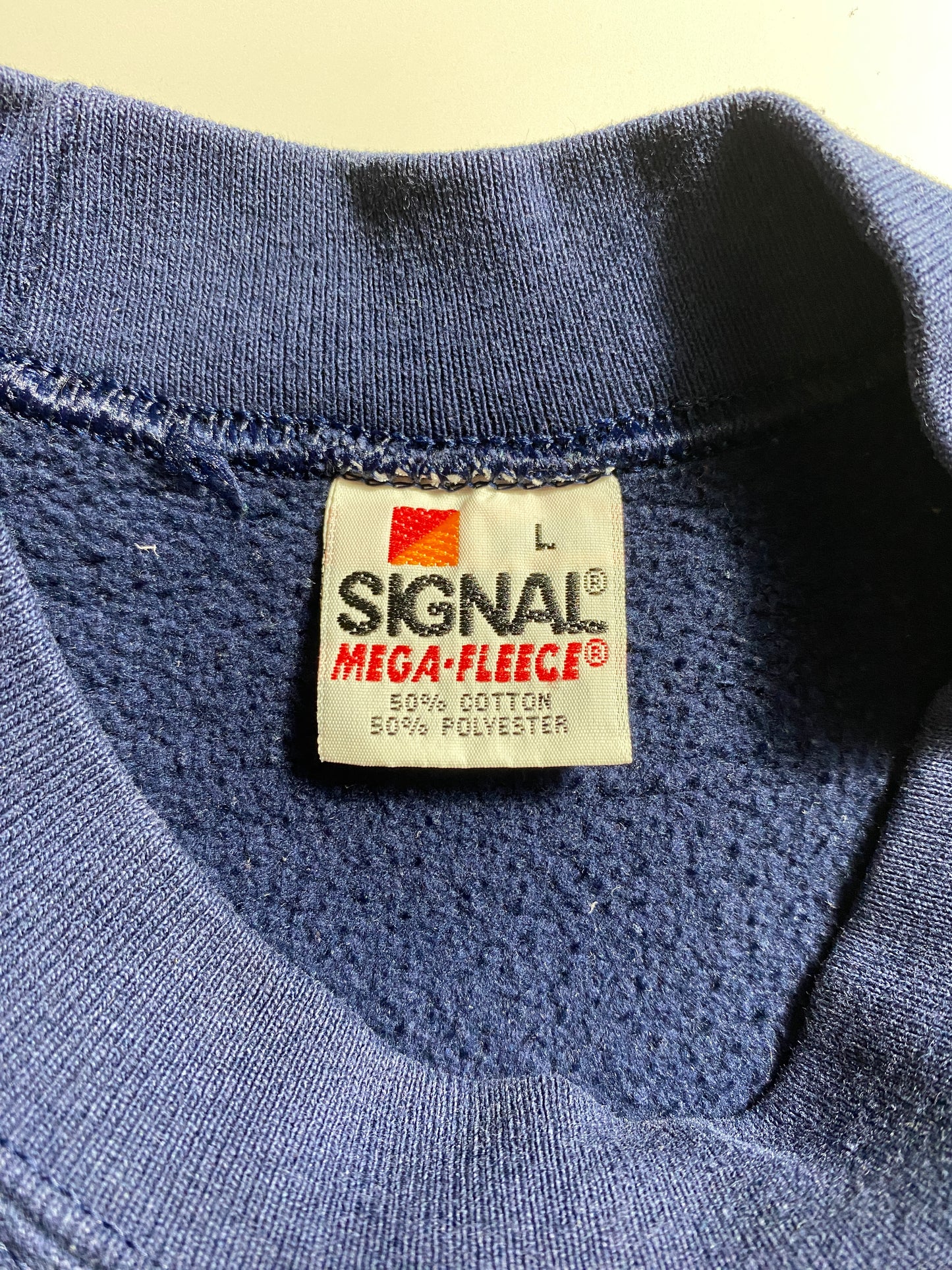 1990 NEW YORK GIANTS Made in USA Size L Vintage NFL Sweat-Shirt / F5548S