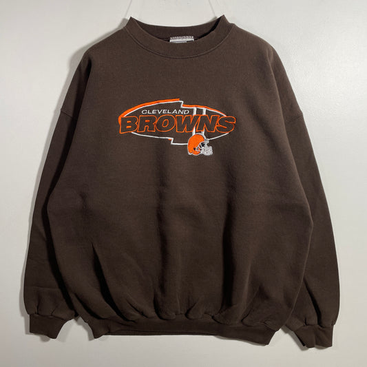 (XL) 00' CLEVELAND BROWNS Vintage NFL Sweatshirt / A1177S