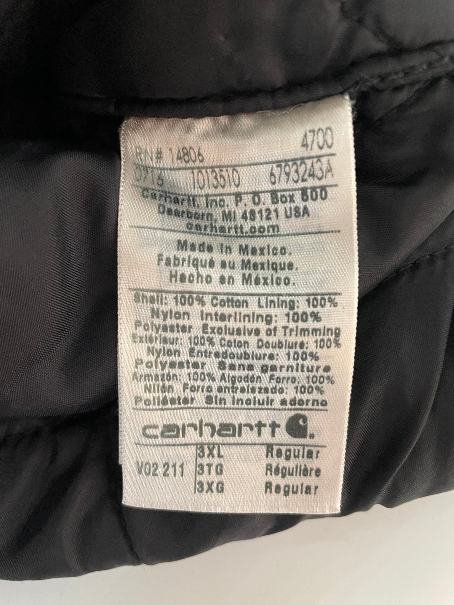Vintage CARHARTT Size XXXL Duck Vest / F2612J