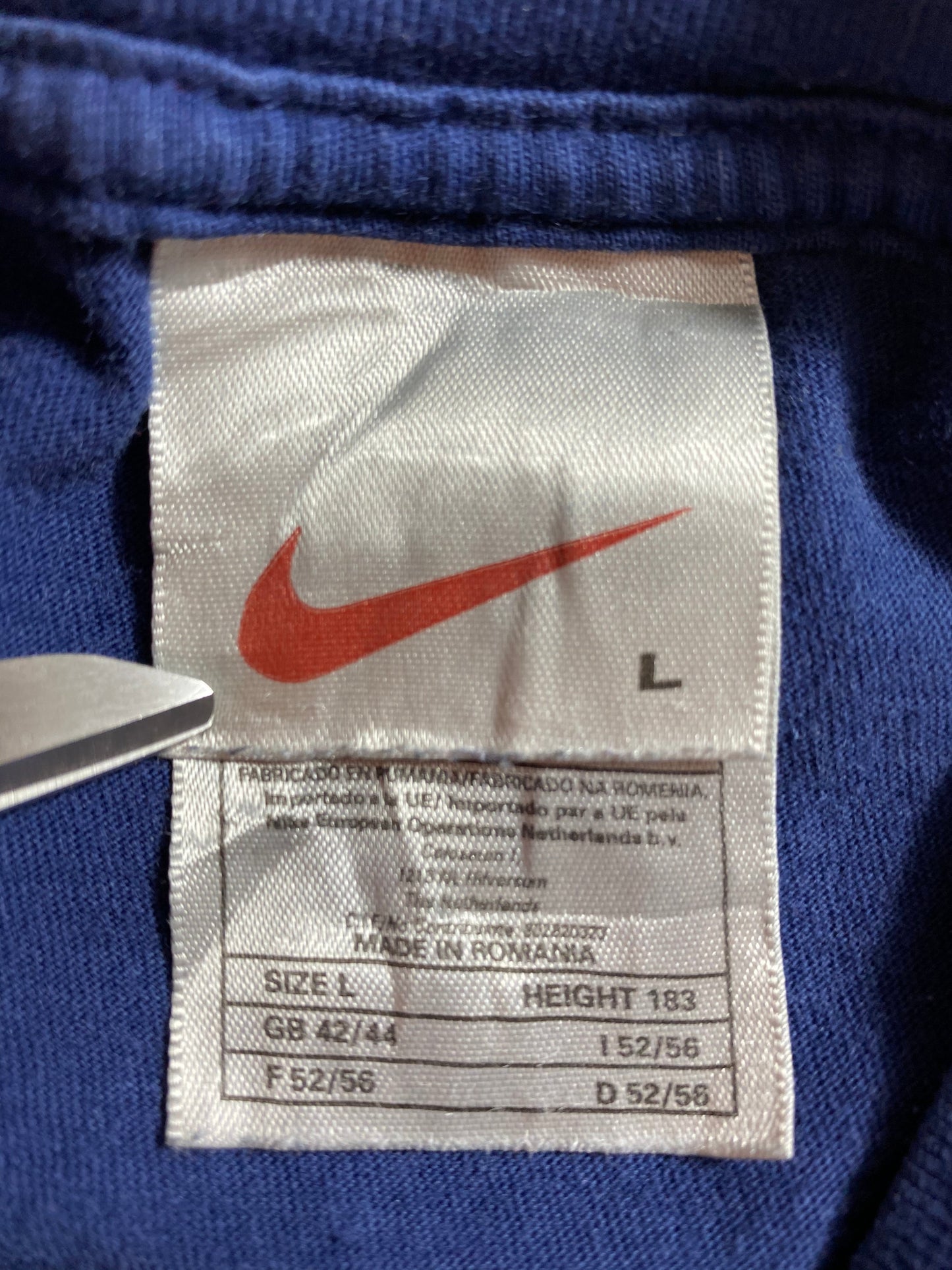 00’ NIKE JUST DO IT Size L Vintage T-shirt / E8891T