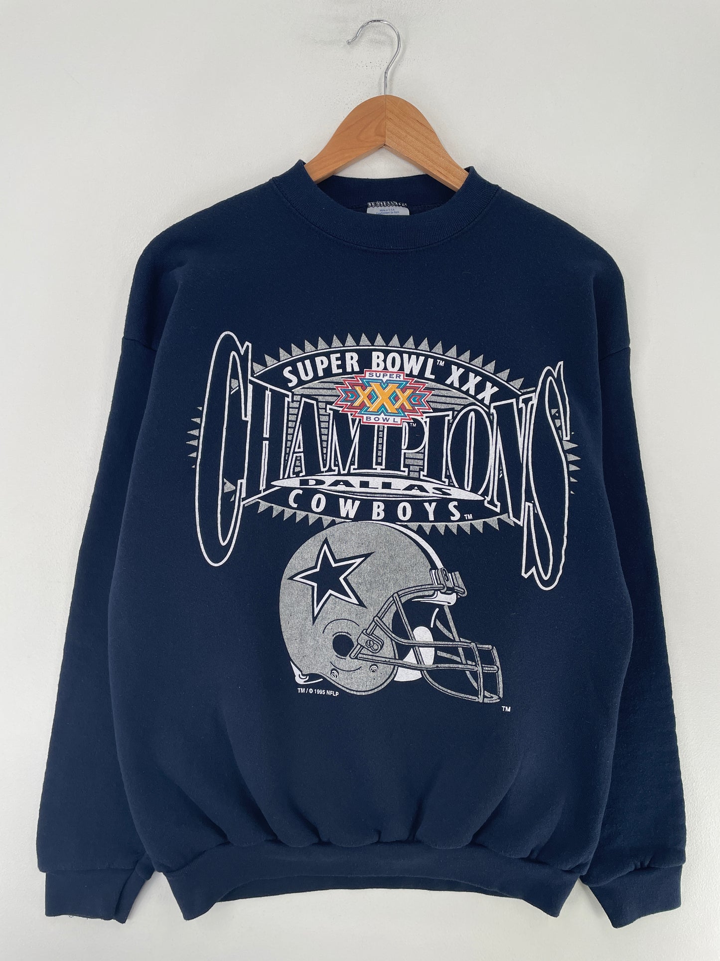 1995 DALLAS COWBOYS Made in USA Size L Vintage Sweat-shirt / G450S