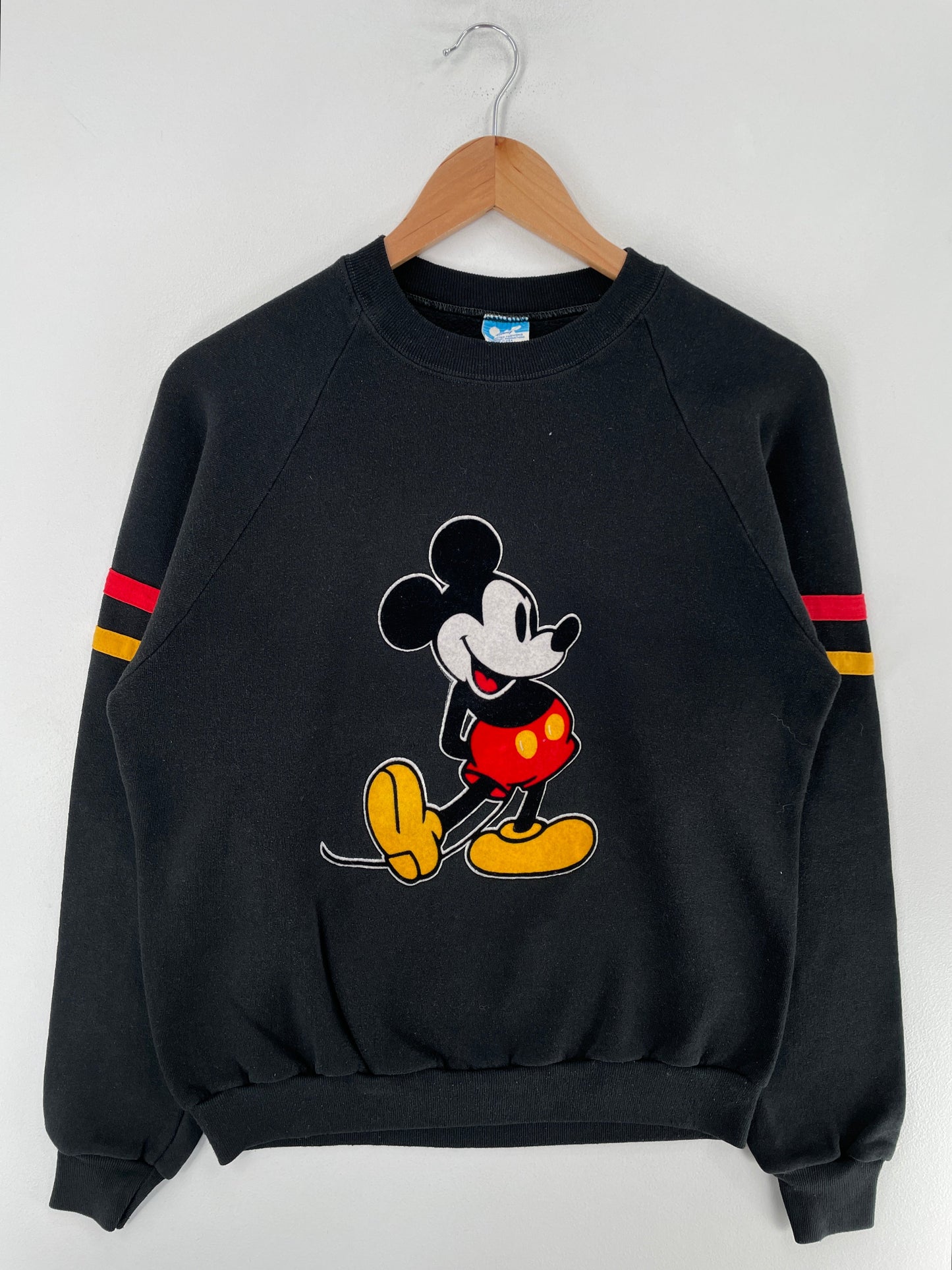 80’s DISNEY MICKEY Made in USA Size Ladies L Vintage Sweat-Shirt / G557S