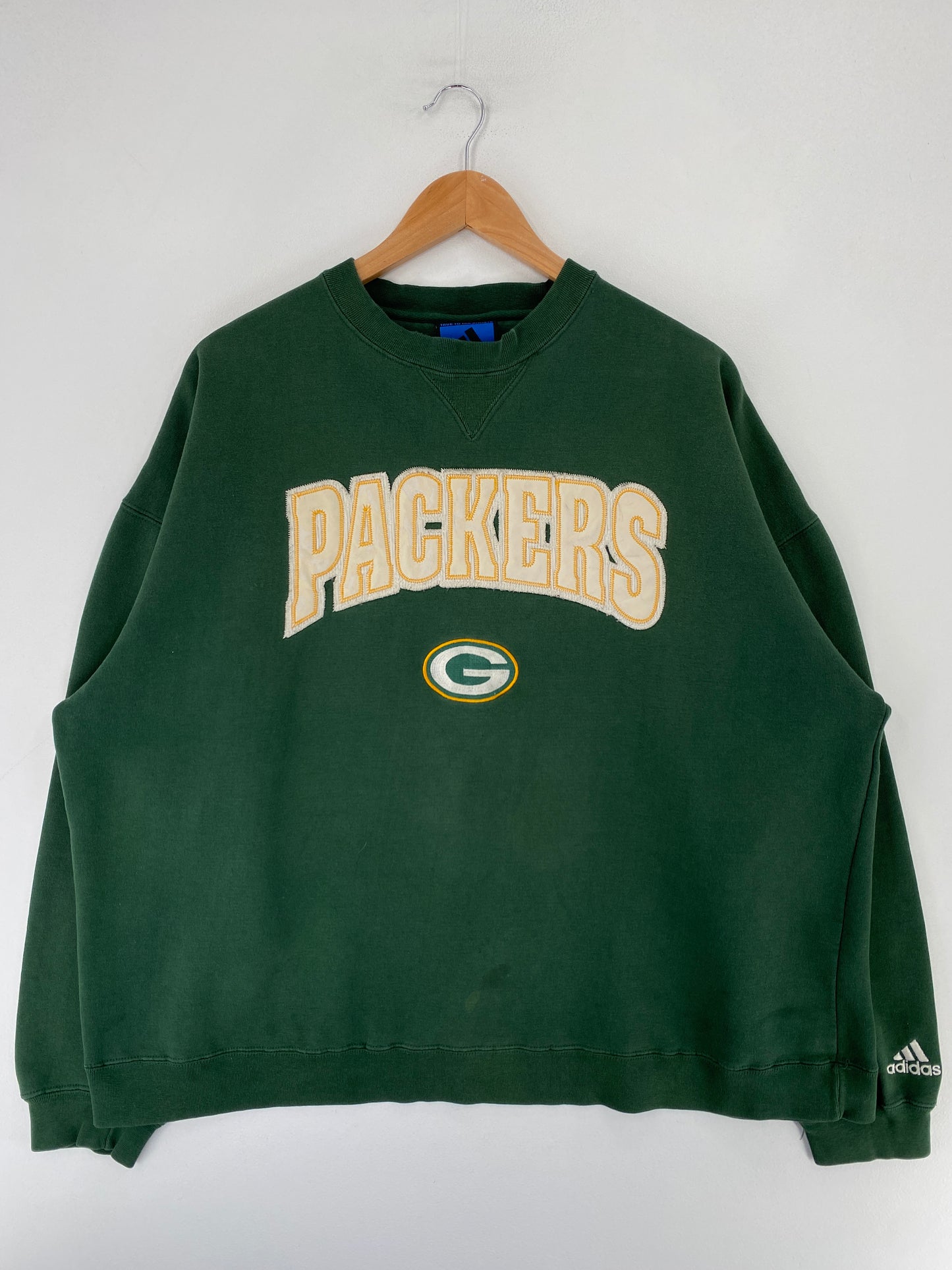 00’ ADIDAS x GREEN BAY PACKERS Size XL NFL Sweat-Shirt / G4028S