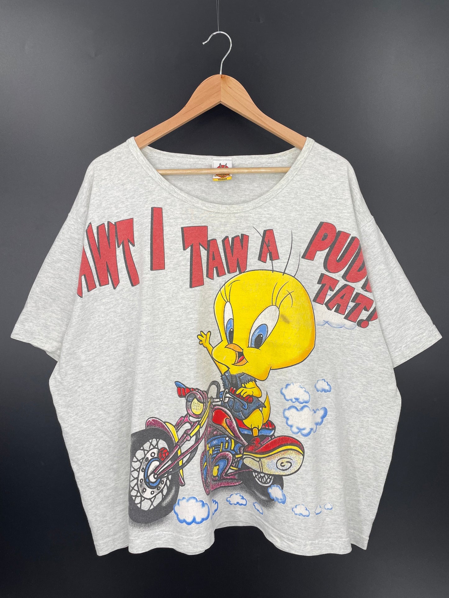 2000 LOONEY TUNES TWEETY Size (Approx.Ladies XL) Vintage T-Shirt / E8004T