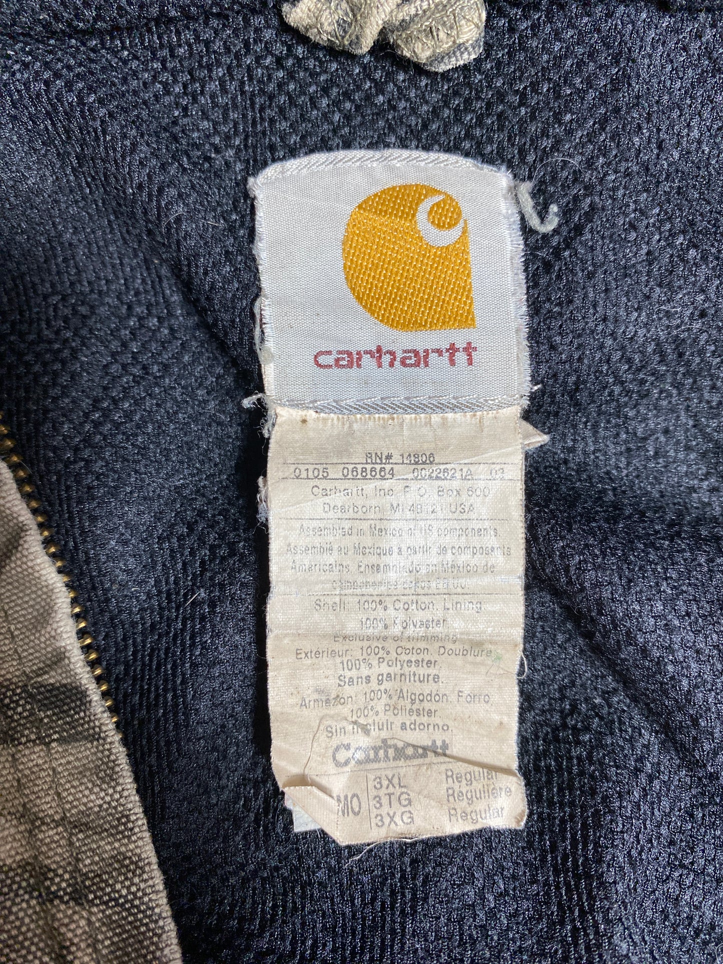 .Vintage CARHARTT Size XXXL Duck Jacket / G3487J