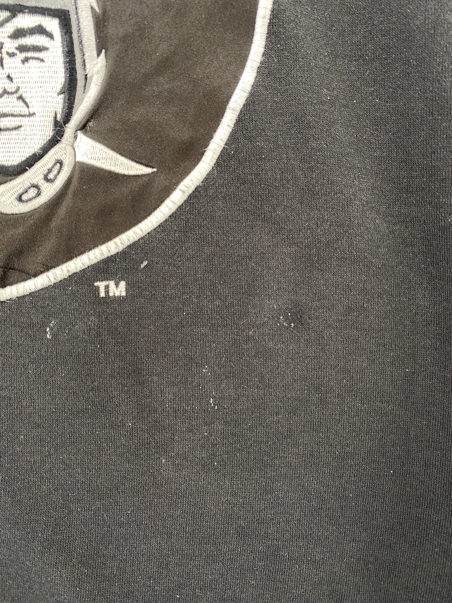 90’s RAIDERS x STARTER Size L Vintage NFL Sweat-Shirt / G739S