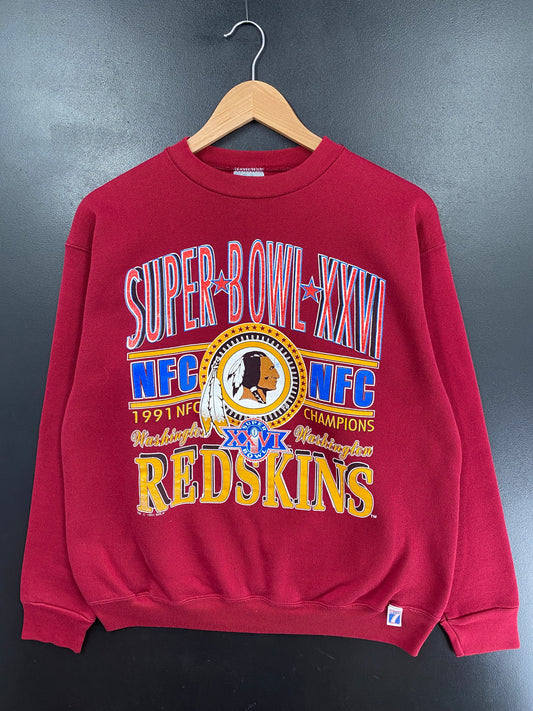 1991 WASHINGTON REDSKINS Made in USA Size L Vintage NFL Sweat-Shirt / G6099S