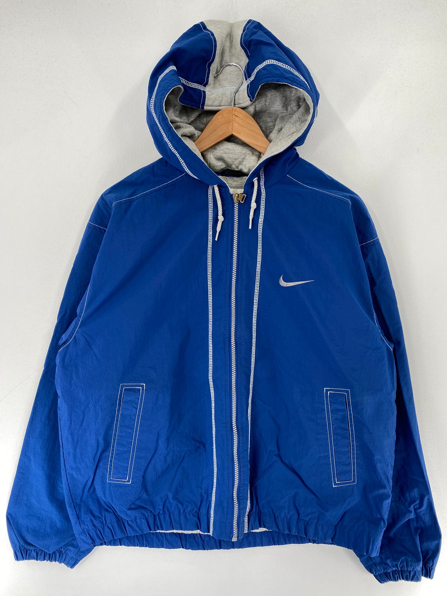 90's NIKE Size M Vintage Nylon Padded Zip-up Jacket / G5899N