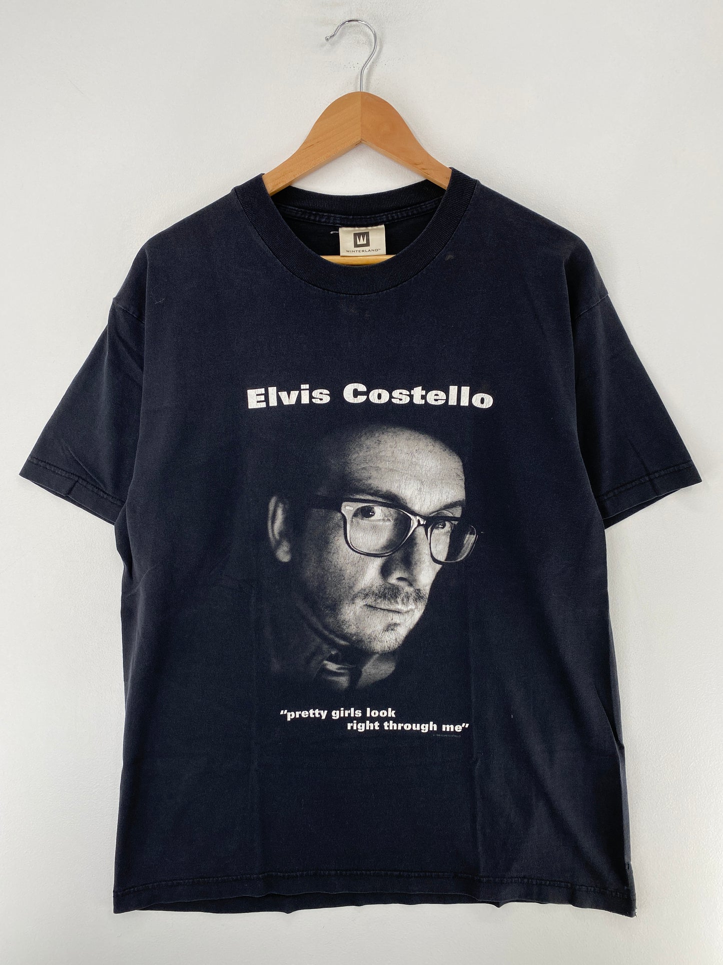 1999 ELVIS COSTELLO WORLD TOUR No Tag (Approx.L) Vintage Music T-Shirt / G3131T