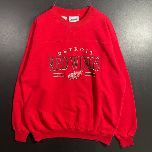 (L) 90’s DETROIT RED WING Vintage NHL Sweatshirt / A1175S