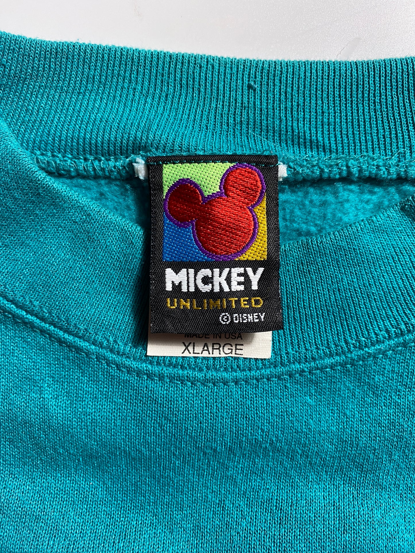 90's DISNEY MICKEY Made in USA Size XL Vintage Sweat-Shirt / G6196S