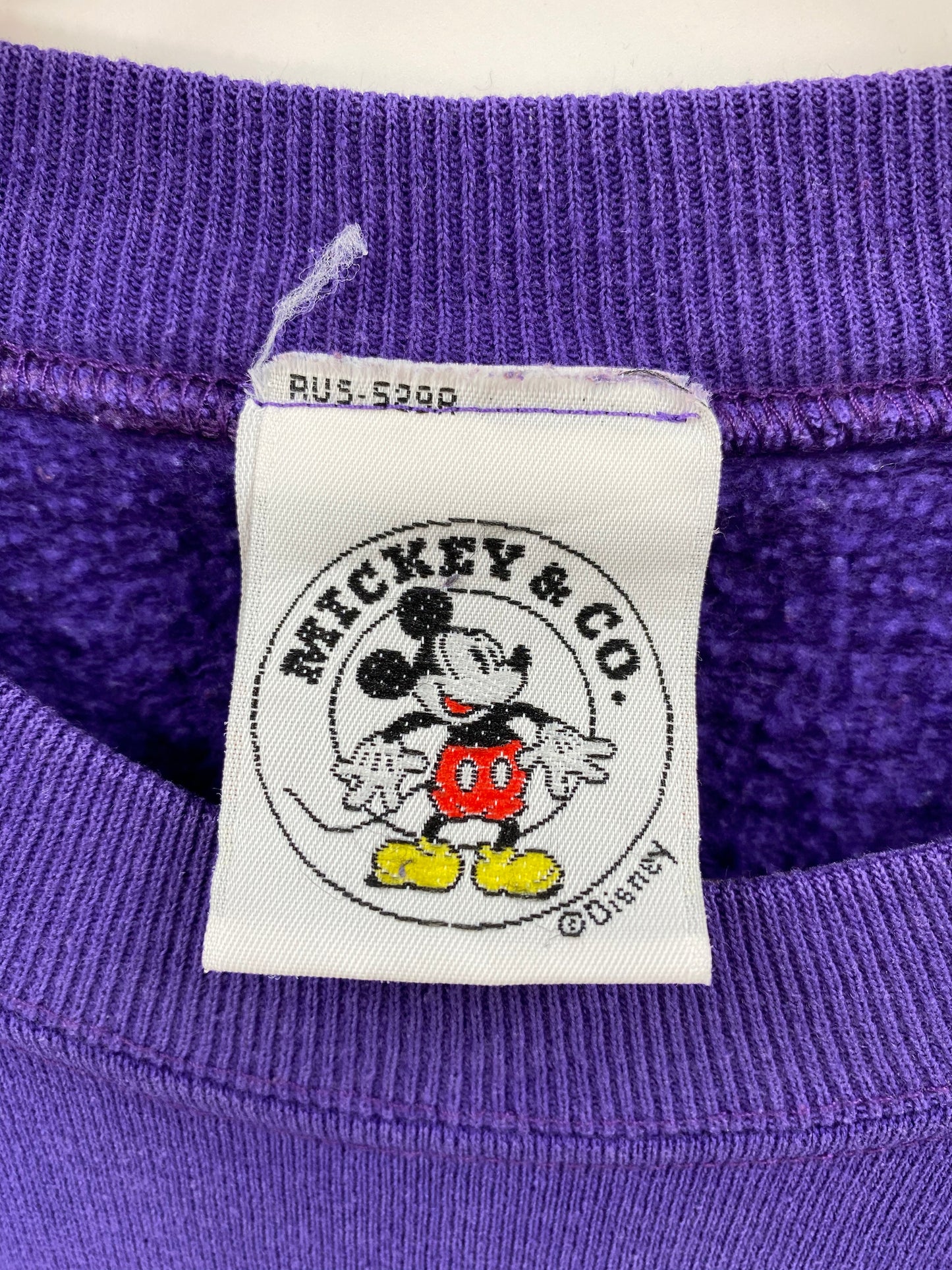 90’s DISNEY MICKEY Made in USA Size XL Vintage Sweat-shirt / G5032S
