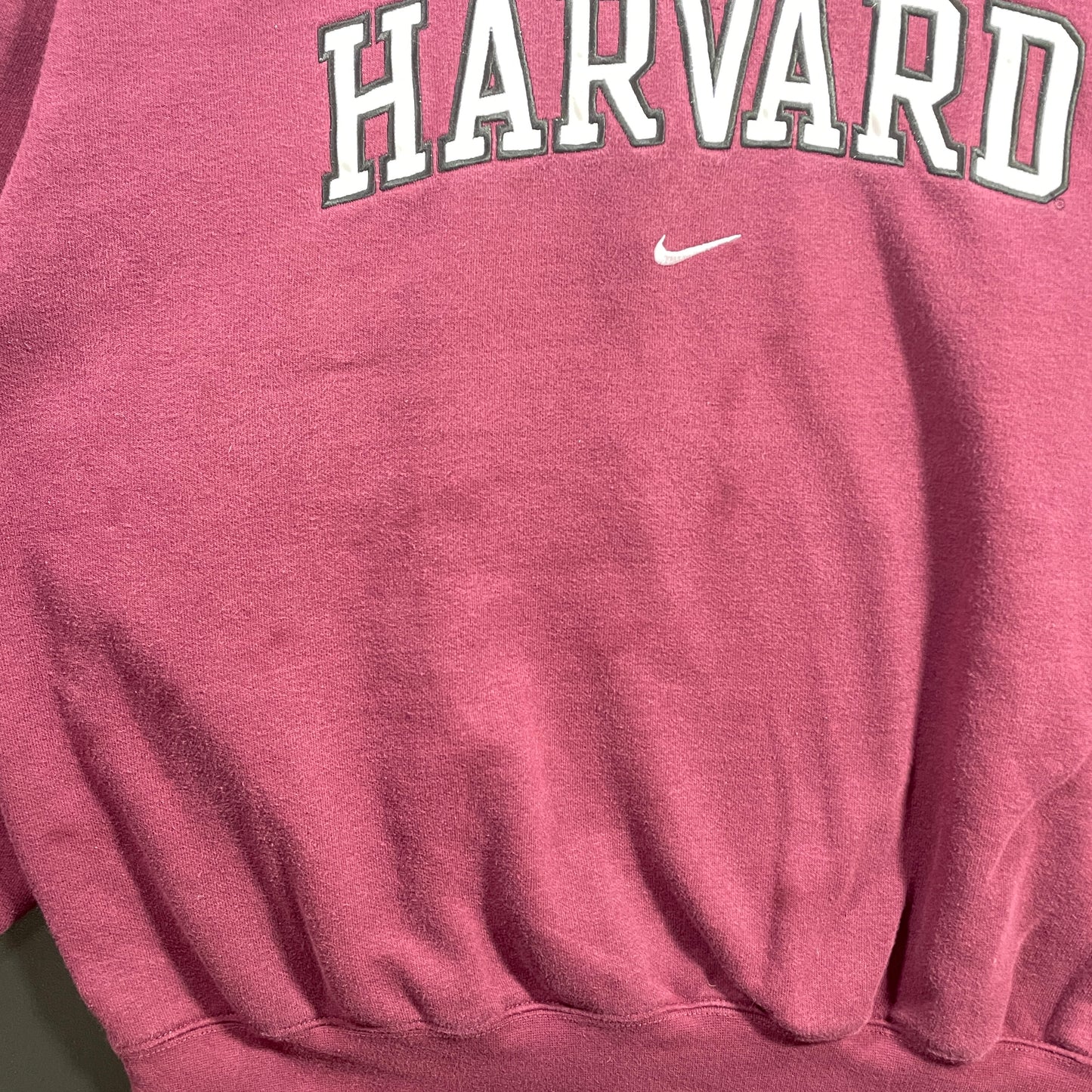 (L) 00' NIKE HARVARD UNIVERSITY Vintage Collage Sweatshirt / A1093S