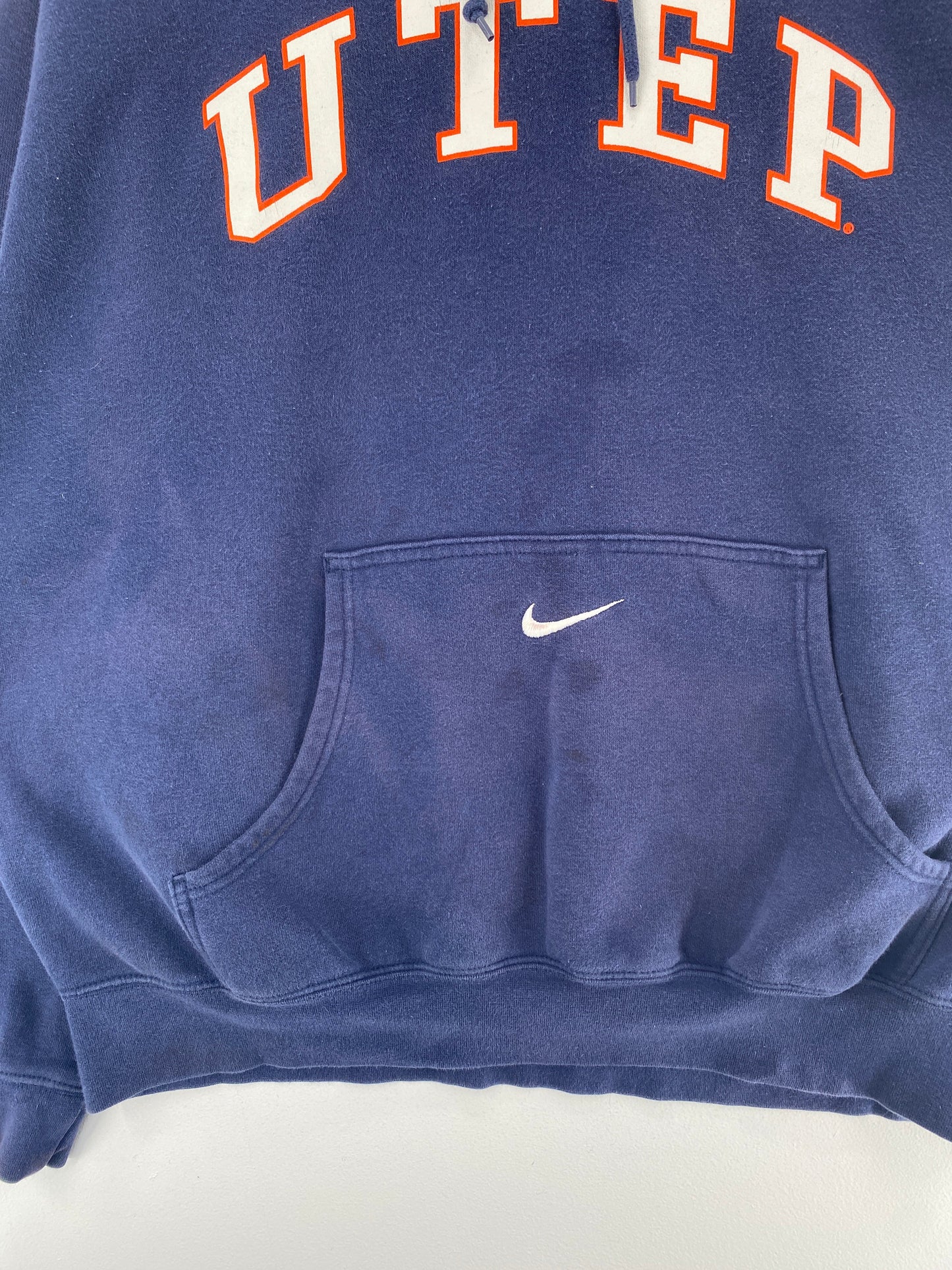 00’ NIKE x UTEP Size L Vintage College Hoodie Sweat shirt / F9490S