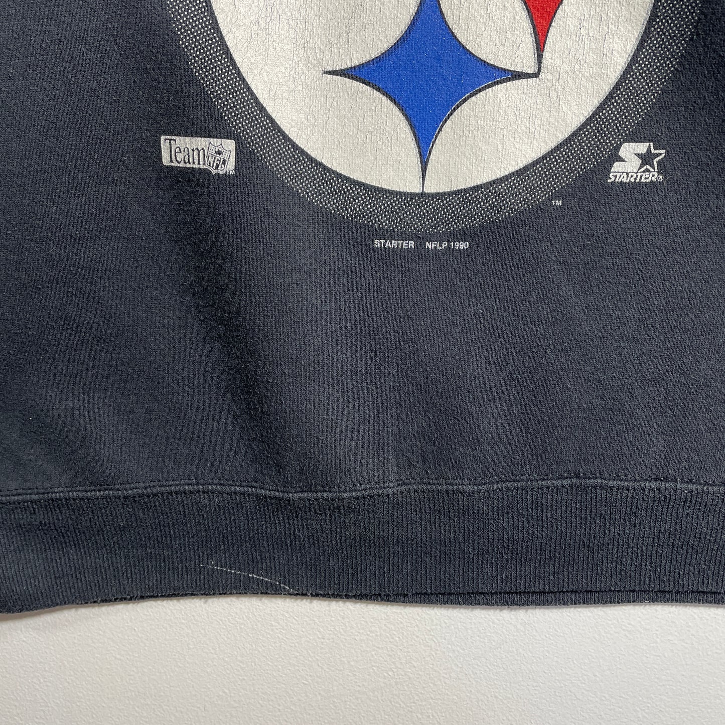 (M) 1990 STARTER x PITTSBURGH STEELERS Vintage NFL Sweatshirt / A1135S