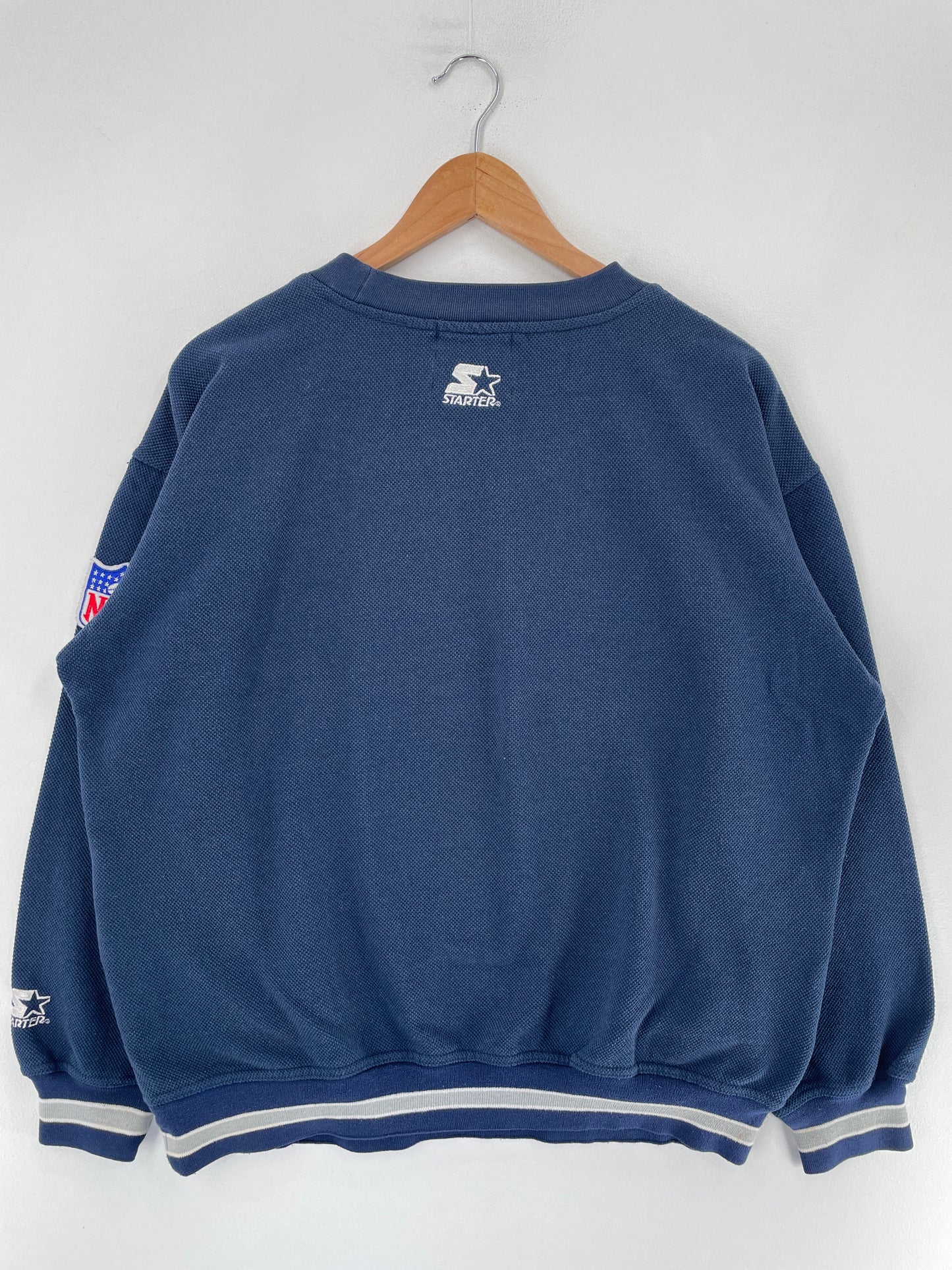 90’s STARTER x DALLAS COW BOYS Size L NFL Sweat-Shirt / F5062S