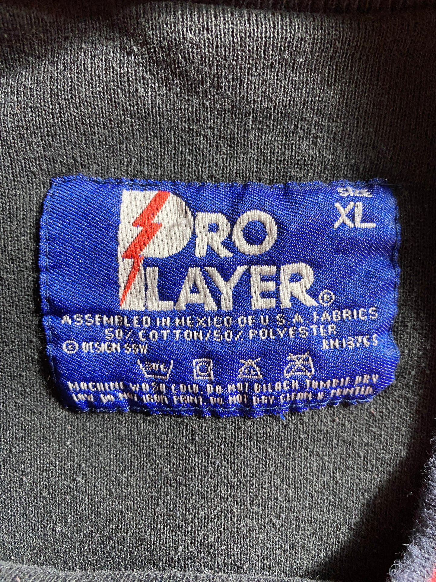 90’s PRO PLAYER x KANSAS CITY CHIEFS Size XL NFL Double Face Reversible Sweat-Shirt / F9430S