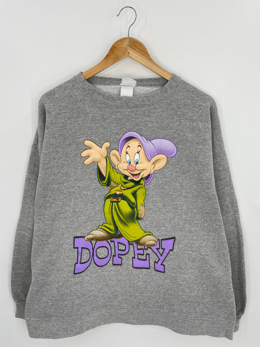 .00' DISNEY DOPEY Made in USA Size L-XL Vintage Sweat-shirt / F2364S