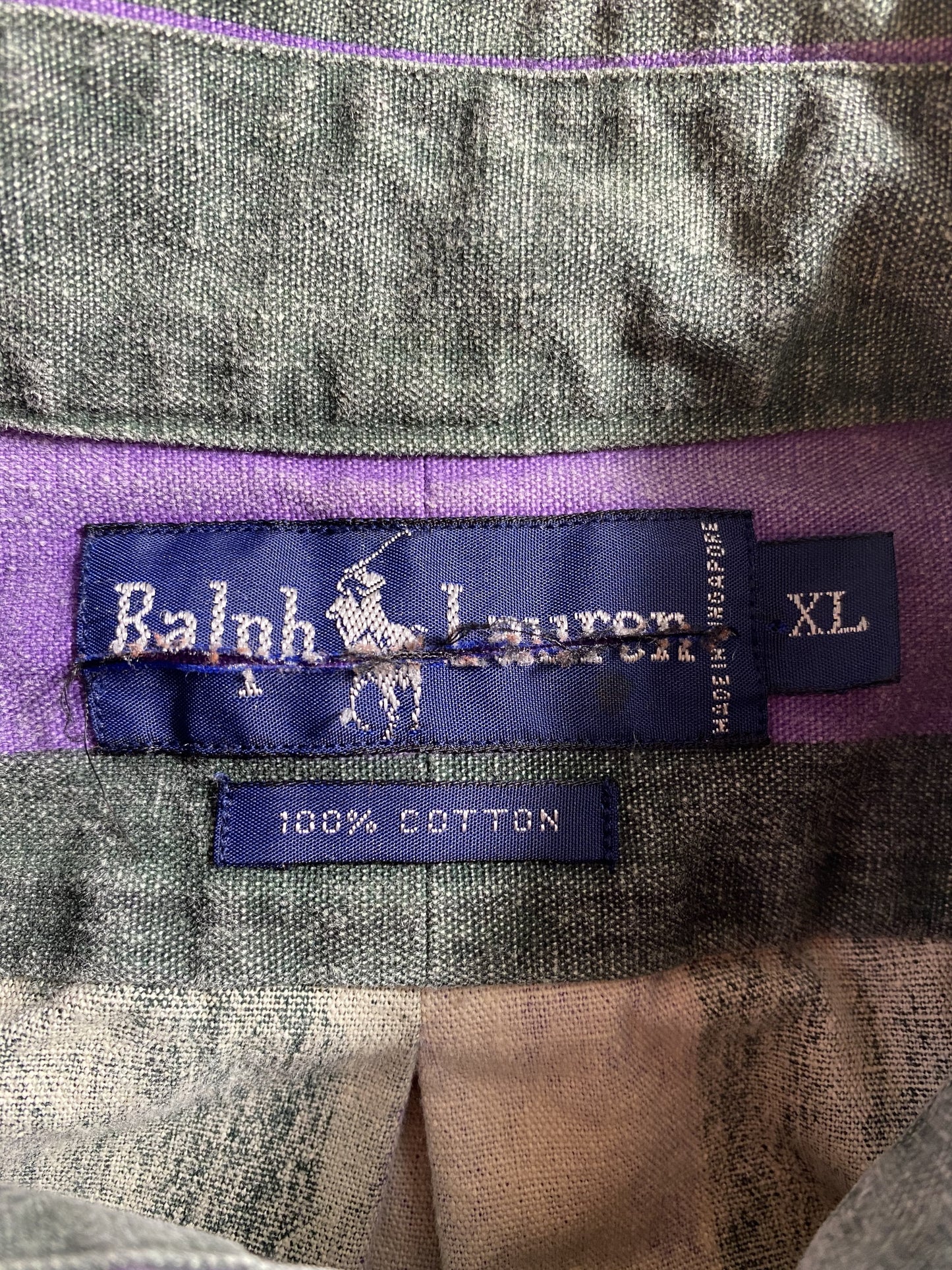90's POLO RALPH LAUREN Size XL Vintage Button Down Shirt / E7613B