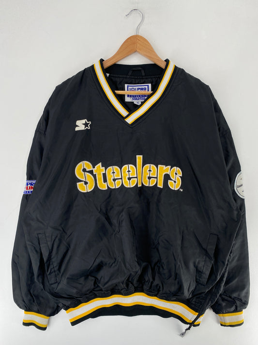90’s STARTER x STEELERS Size XL NFL Nylon Jacket / F3543N
