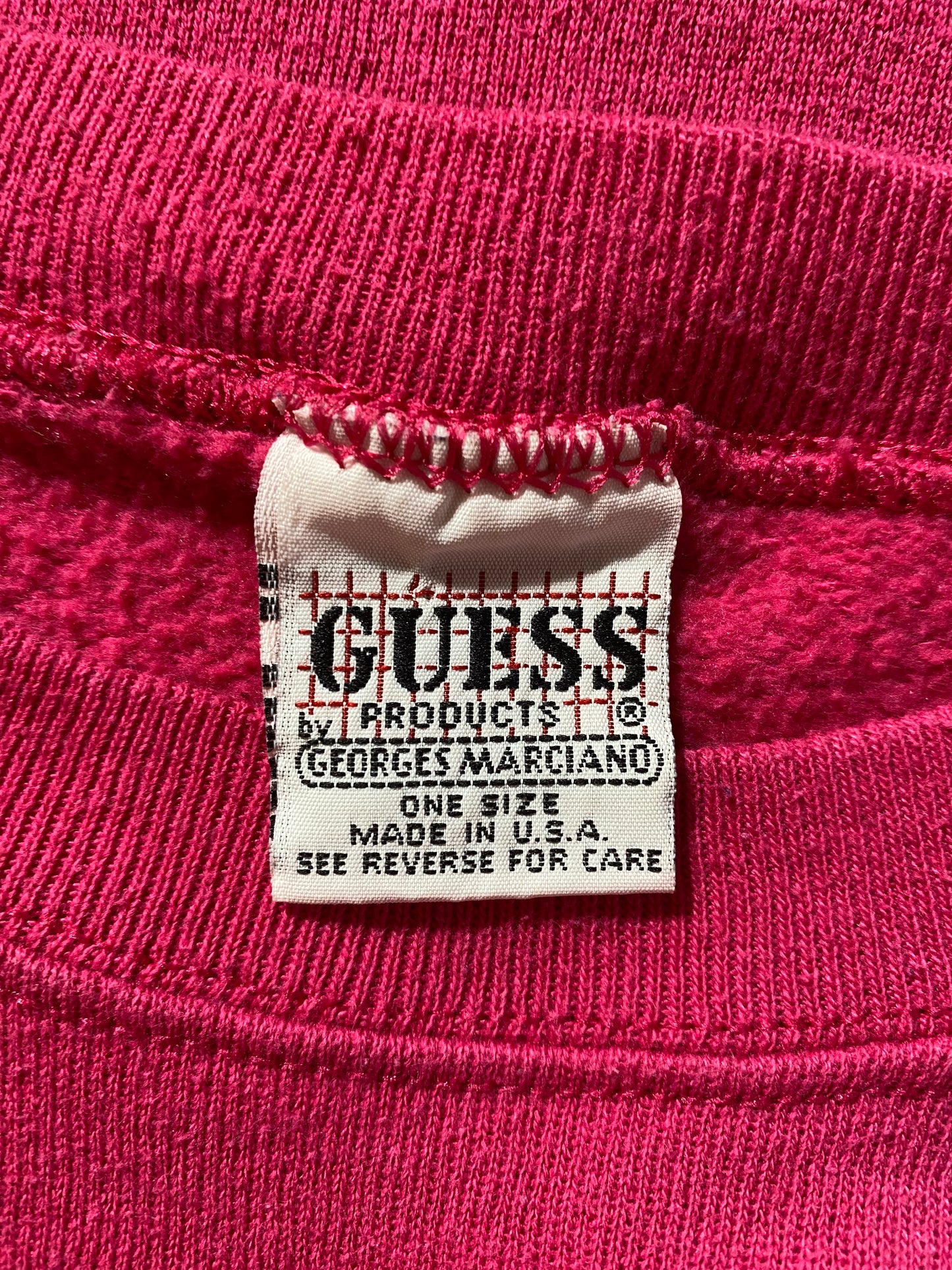 90's GUESS Made in USA Size ONE SIZE (Approx. Ladies L) Vintage Sweat-shirt / G6744S