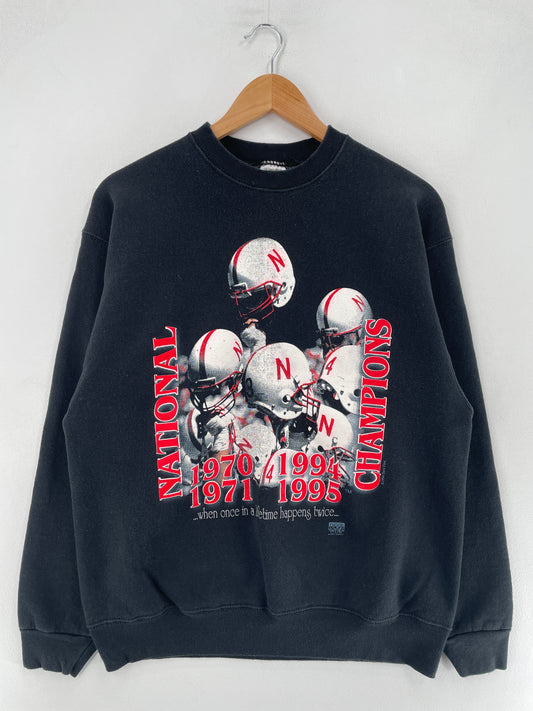 1994 NATIONAL CHAMPIONS Made in USA Size L Vintage NFL Sweat-shirt / F3750S