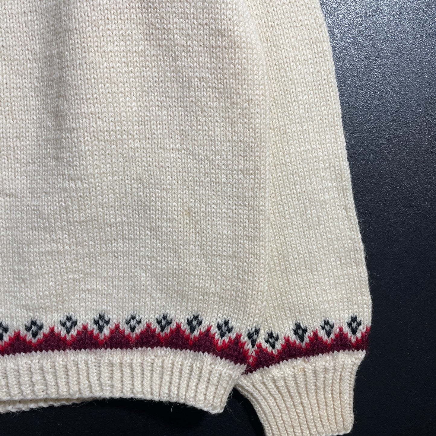 (Approx.Ladies.M) Vintage Nordic Wool Knit Sweater / A1254K