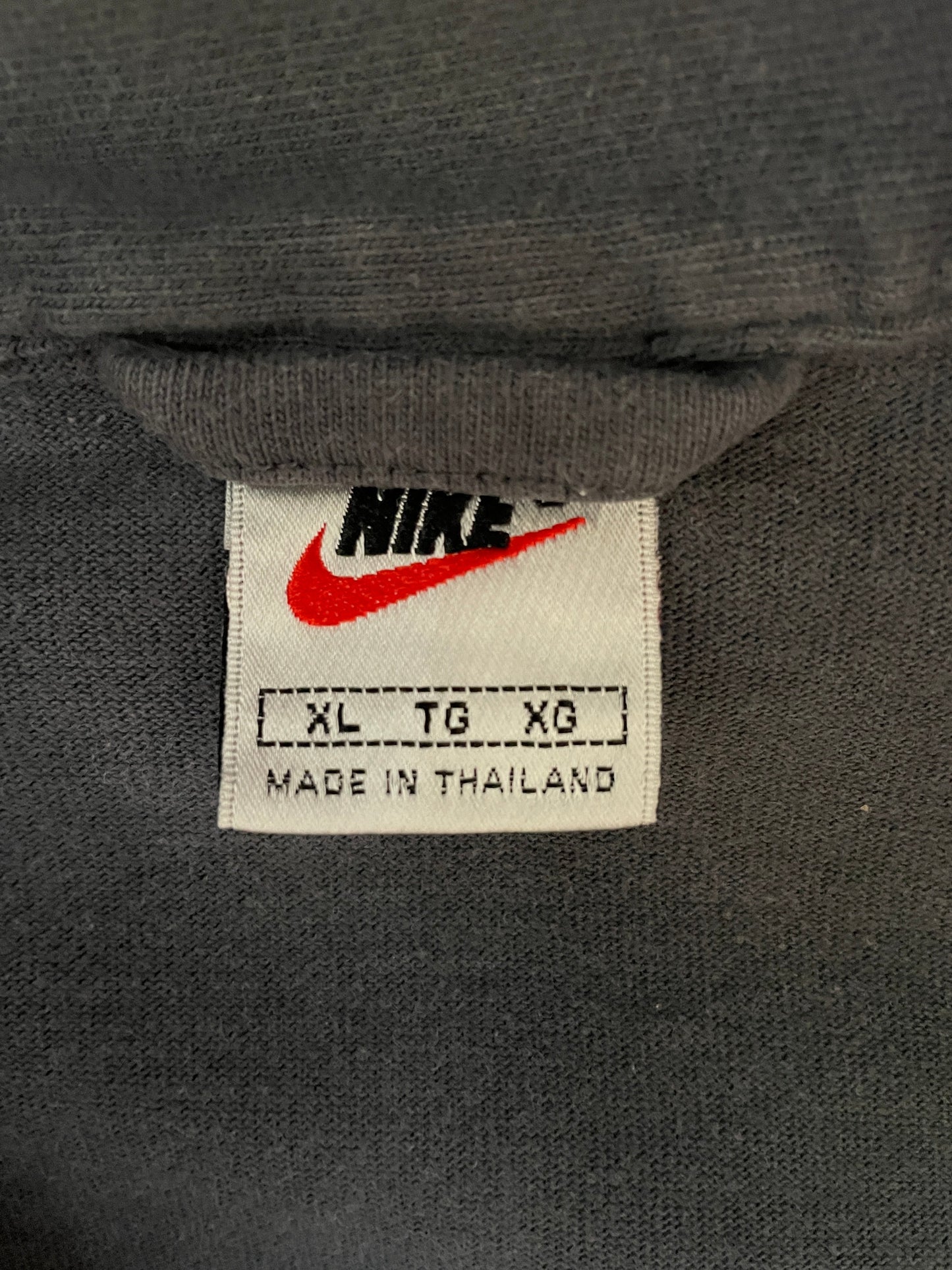 90's NIKE Size XL Vintage Half-Zip Sweat-shirt / G4433S