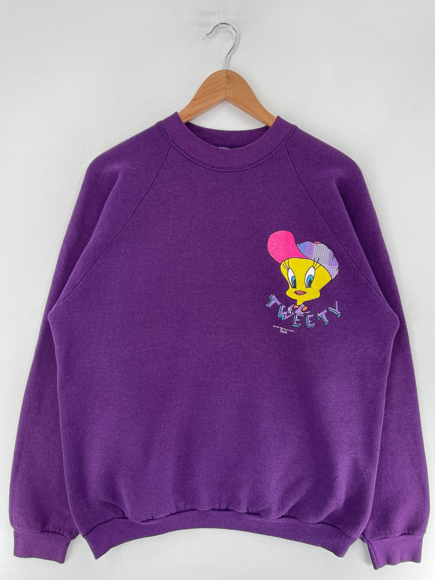 1995 LOONEY TUNES TWEETY Size No tag Approx. XL Sweat-shirt / G1289S