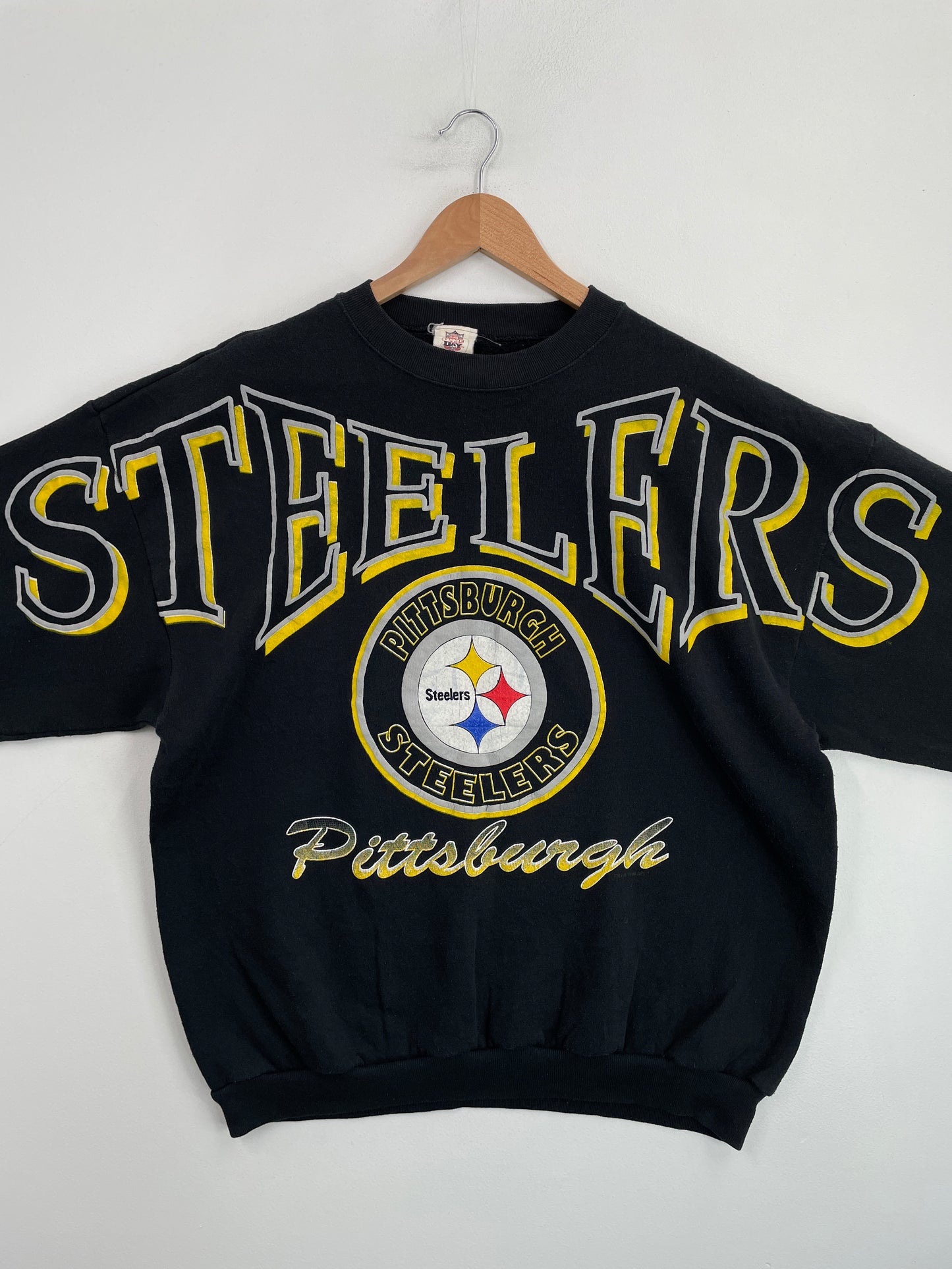 90’s PITTSBURGH STEELERS Made in USA Size XL Vintage NFL Sweat-Shirt / G6240S
