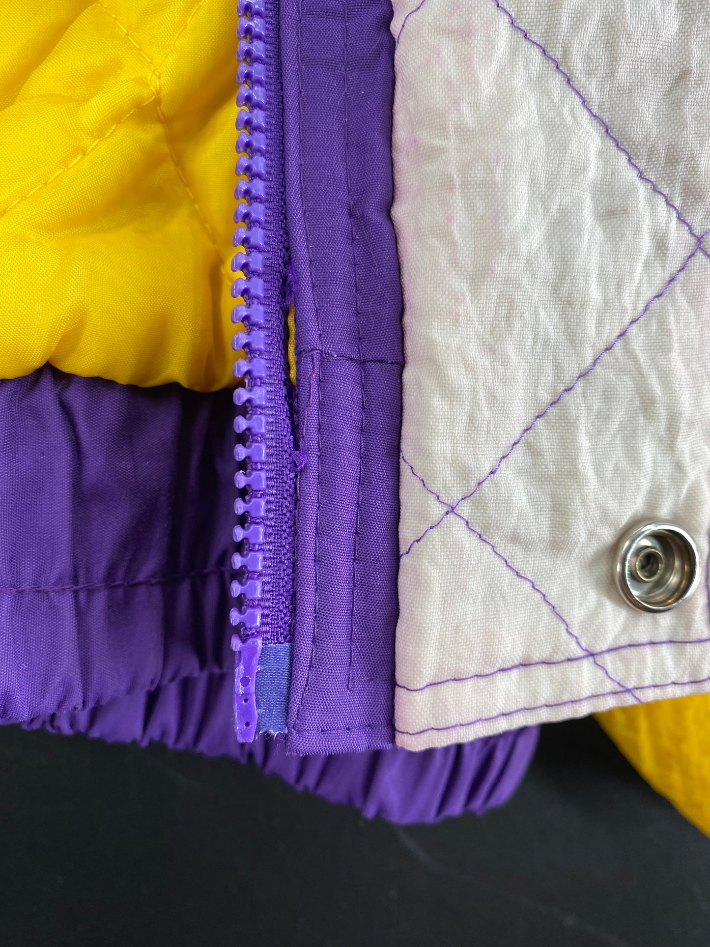 90’s STARTER x LSU TIGERS Size M College Padded Nylon Jacket / G5973N