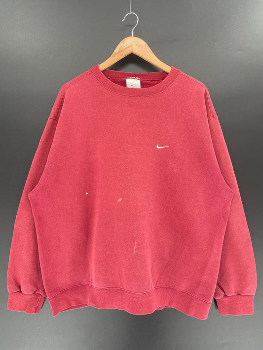 90’s NIKE MINI SWOOSH Size XL Vintage Sweat-shirt / F2669S