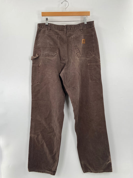 Vintage CARHARTT Size W33 x L34 Duck Pants / F7490P