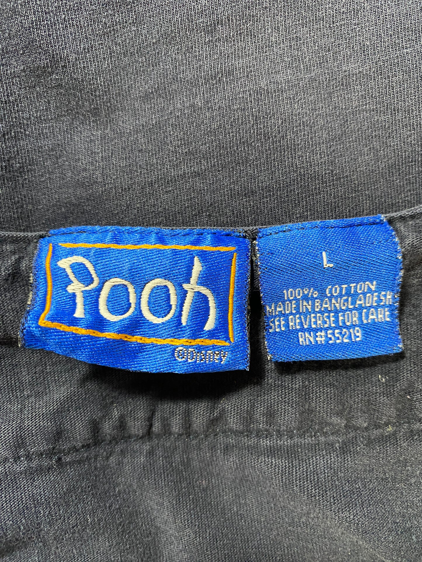 Vintage DISNEY POOH Size L Bowling Button Down Shirt / G1916T
